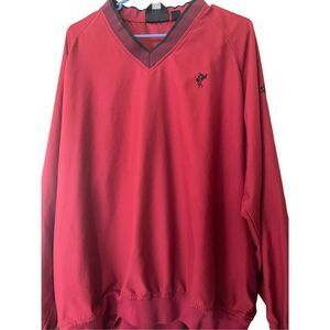 Men's Ashworth Weather Systems Pullover Long Sleeves Windbreaker Size L
